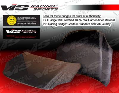 VIS Racing - Nissan Sentra VIS Racing OEM Black Carbon Fiber Hood - 07NSSEN4DOE-010C