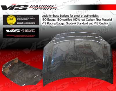 VIS Racing - Toyota Camry VIS Racing OEM Black Carbon Fiber Hood - 07TYCAM4DOE-010C