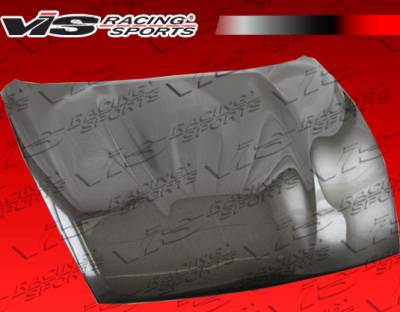 VIS Racing - Nissan 370Z VIS Racing OEM Black Carbon Fiber Hood - 09NS3702DOE-010C