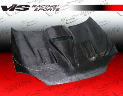 VIS Racing - Mazda MX3 VIS Racing G Force Black Carbon Fiber Hood - 90MZMX32DGF-010C