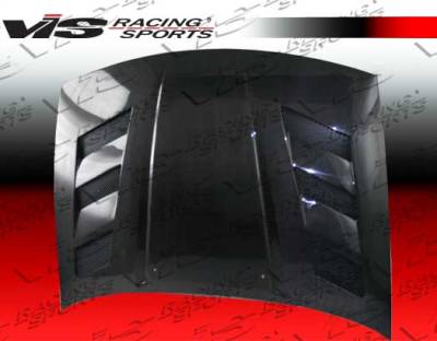 VIS Racing - Nissan 300Z VIS Racing AMS Black Carbon Fiber Hood - 90NS3002DAMS-010C