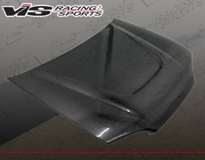 VIS Racing - Honda Civic 2DR & Hatchback VIS Racing JS Carbon Fiber Hood - 92HDCVC2DJS-010C