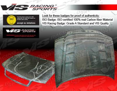VIS Racing - Audi S4 VIS Racing Terminator Carbon Fiber Hood - 98AUS44DTM-010C