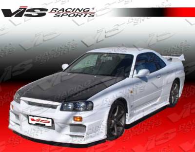 VIS Racing - Nissan Skyline VIS Racing OEM Carbon Fiber Hood - 99NSR342DGROE-010C