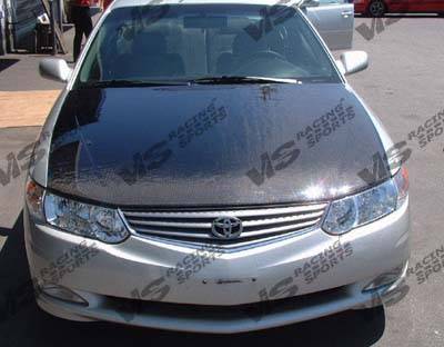 VIS Racing - Toyota Solara VIS Racing OEM Black Carbon Fiber Hood - 99TYSOL2DOE-010C
