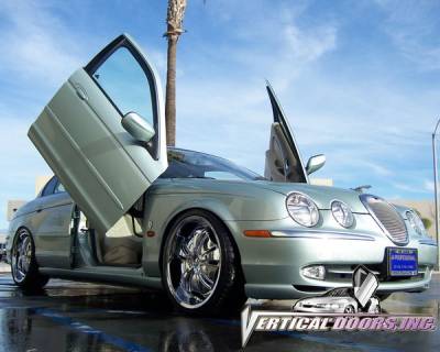 Vertical Doors Inc - Jaguar S Type VDI Vertical Lambo Door Hinge Kit - Direct Bolt On - VDCJAGS0006