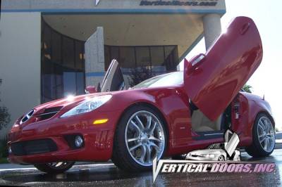 Vertical Doors Inc - Mercedes-Benz SLK VDI Vertical Lambo Door Hinge Kit - Direct Bolt On - VDCMERSLK0507