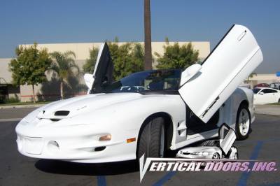 Vertical Doors Inc - Pontiac Trans Am VDI Vertical Lambo Door Hinge Kit - Direct Bolt On - VDCPONFIRE9397