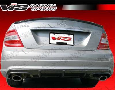 VIS Racing - Mercedes-Benz C Class VIS Racing DTM Style Carbon Fiber Rear Diffuser - 08MEW2044DDTM-032C