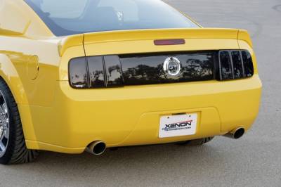 Xenon - Ford Mustang Xenon Rear Replacement Fascia with Dual Exhaust Openings - 12124