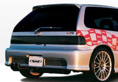 VIS Racing - Honda Civic HB VIS Racing Racing Series Rear Bumper Cover - 890179
