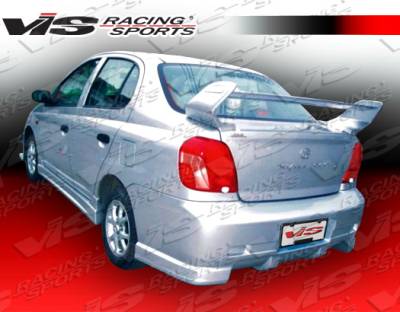 VIS Racing - Toyota Echo VIS Racing Tracer Rear Bumper - 00TYECH4DTRA-002