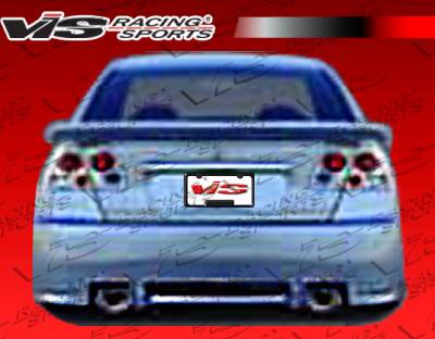 VIS Racing - Honda Civic 4DR VIS Racing Z1 boxer Rear Bumper - 01HDCVC4DZ1-002