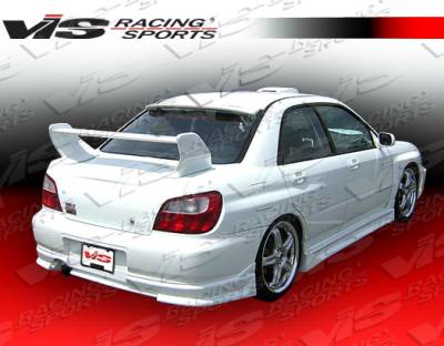 VIS Racing - Subaru WRX VIS Racing Tracer Rear Lip - 02SBWRX4DTRA-012