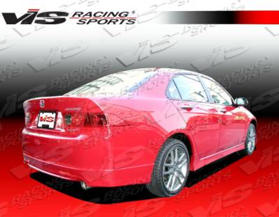 VIS Racing - Acura TSX VIS Racing Type R Rear Lip - 04ACTSX4DTYR-012