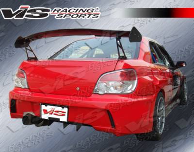 VIS Racing - Subaru WRX VIS Racing Zyclone Rear Bumper - 04SBWRX4DZYC-002