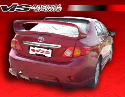 VIS Racing - Toyota Corolla VIS Racing AMS Rear Bumper - 09TYCOR4DAMS-002