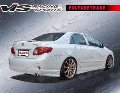 VIS Racing - Toyota Corolla VIS Racing Fuzion Rear Lip - 09TYCOR4DFUZ-012P