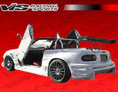 Mazda Miata VIS Racing Wave Rear Bumper - 90MZMX52DWAV-002