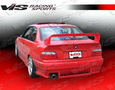 VIS Racing - BMW 3 Series VIS Racing Euro Tech Rear Bumper - 92BME362DET-002