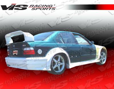 VIS Racing. - BMW 3 Series VIS Racing GT Widebody Rear Bumper - 92BME364DGTWB-002