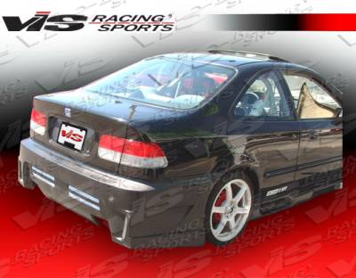 Honda Civic 2DR & 4DR VIS Racing GT Bomber Rear Bumper