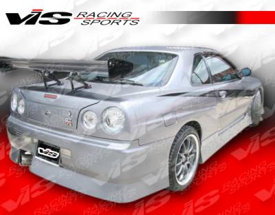 VIS Racing - Nissan Skyline VIS Racing B-Speed Rear Bumper - 99NSR34GTRBSP-002