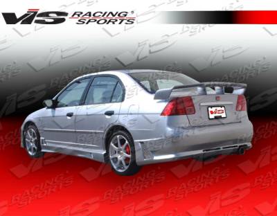 VIS Racing - Honda Civic 4DR VIS Racing Octane Side Skirts - 01HDCVC4DOCT-004