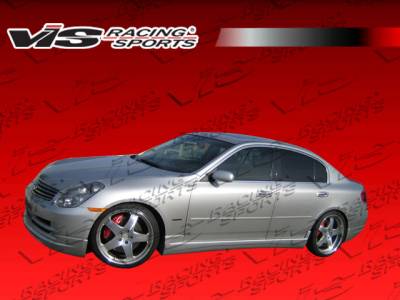 VIS Racing - Infiniti G35 4DR VIS Racing VIP Side Skirts - 03ING354DVIP-004
