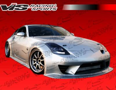 VIS Racing - Nissan 350Z VIS Racing JPC Type N Side Skirts - 03NS3502DJPCN-004
