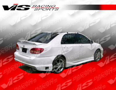 VIS Racing - Toyota Corolla VIS Racing Striker Side Skirts - 03TYCOR4DSTR-004
