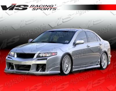 VIS Racing - Acura TSX VIS Racing Laser Side Skirts - 04ACTSX4DLS-004