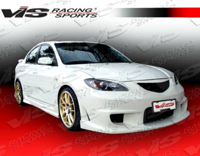 Mazda 3 4DR VIS Racing Wings Side Skirts - 04MZ34DWIN-004