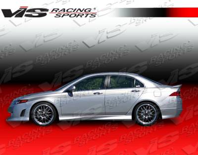 VIS Racing - Acura TSX VIS Racing Techno R Side Skirts - 06ACTSX4DTNR-004