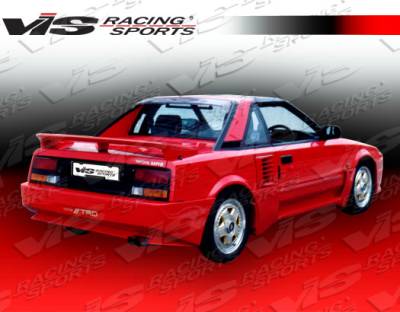 VIS Racing - Toyota MR2 VIS Racing Techno R Side Skirts - 85TYMR22DTNR-004