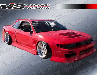 VIS Racing - Nissan S13 VIS Racing B Speed Side Skirts - 89NSS132DBSP-004
