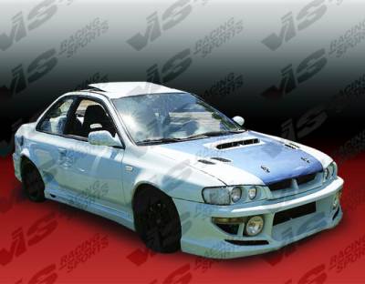 VIS Racing - Subaru Impreza VIS Racing Zyclone Side Skirts - 93SBIMP4DZYC-004