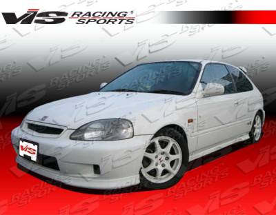 VIS Racing. - Honda Civic 2DR & HB VIS Racing Type R Side Skirts - 96HDCVC2DTYR-004