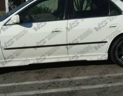 VIS Racing. - Honda Accord 2DR VIS Racing EVO-4 Side Skirts - 98HDACC2DEVO4-004