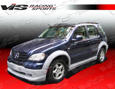 VIS Racing - Mercedes-Benz ML VIS Racing Werk Side Skirts - 98MEW1634DWK-004