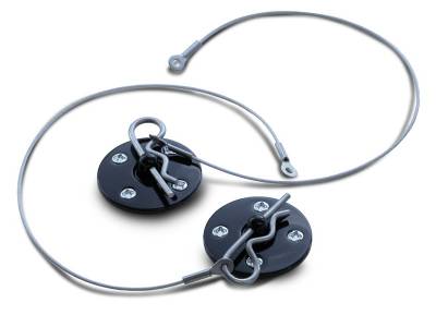 Stack Racing - Ford Mustang Stack Racing Hood Pins - HOO-01-BK