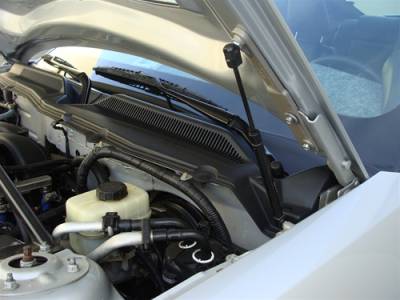 TruFiber - Ford Mustang Metal GT500 LG35 Hood Shocks TF10024-LG35KR