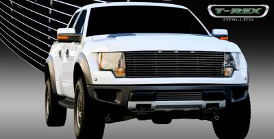 T-Rex - Ford F150 T-Rex Laser Billet Grille with Polished Leading Edges - 6215660