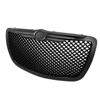 Spyder - Chrysler 300 Spyder Front Grille - Black - GRI-SP-C300C-BK