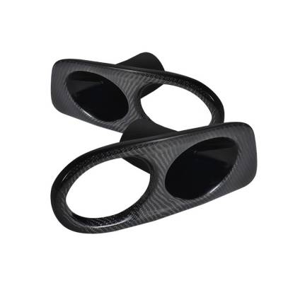 Spyder - BMW 3 Series Spyder Fog Lamp Cover - Carbon - FL-C-BE46M301-CF
