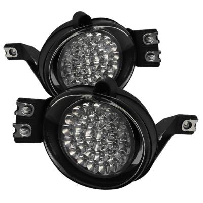 Spyder - Dodge Ram Spyder LED Fog Lights - Clear - FL-LED-DRAM02-C