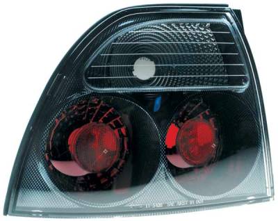 TYC - TYC Euro Taillights with Carbon Fiber Housing - 81540731