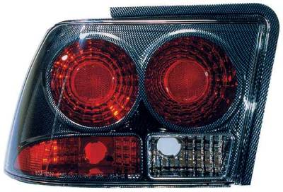TYC - TYC Euro Taillights with Carbon Fiber Housing - 81545331