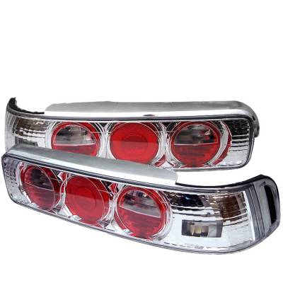 Spyder - Acura Integra 2DR Spyder Euro Style Taillights - Chrome - 111-AI90-C