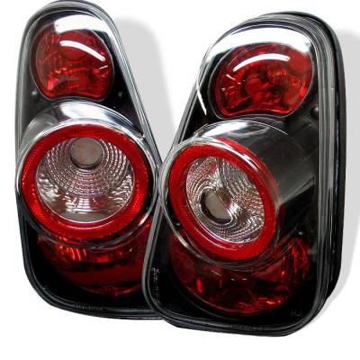 Spyder - Mini Cooper Spyder Euro Style Taillights - Black - 111-MC02-BK